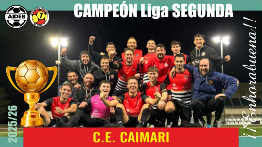CE CAIMARI-Campeón LIGA F7 SEGUNDA